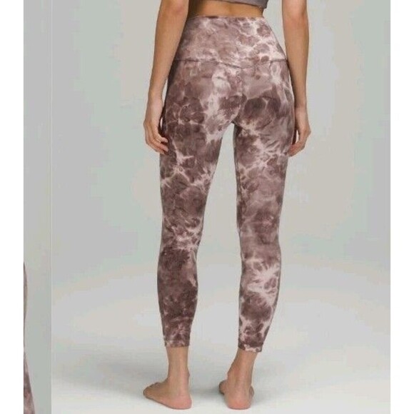 Lululemon Align HR Pant 25” Diamond Dye Mink Bery Gray Pant Soft Nulu Size 4 - Picture 9 of 10